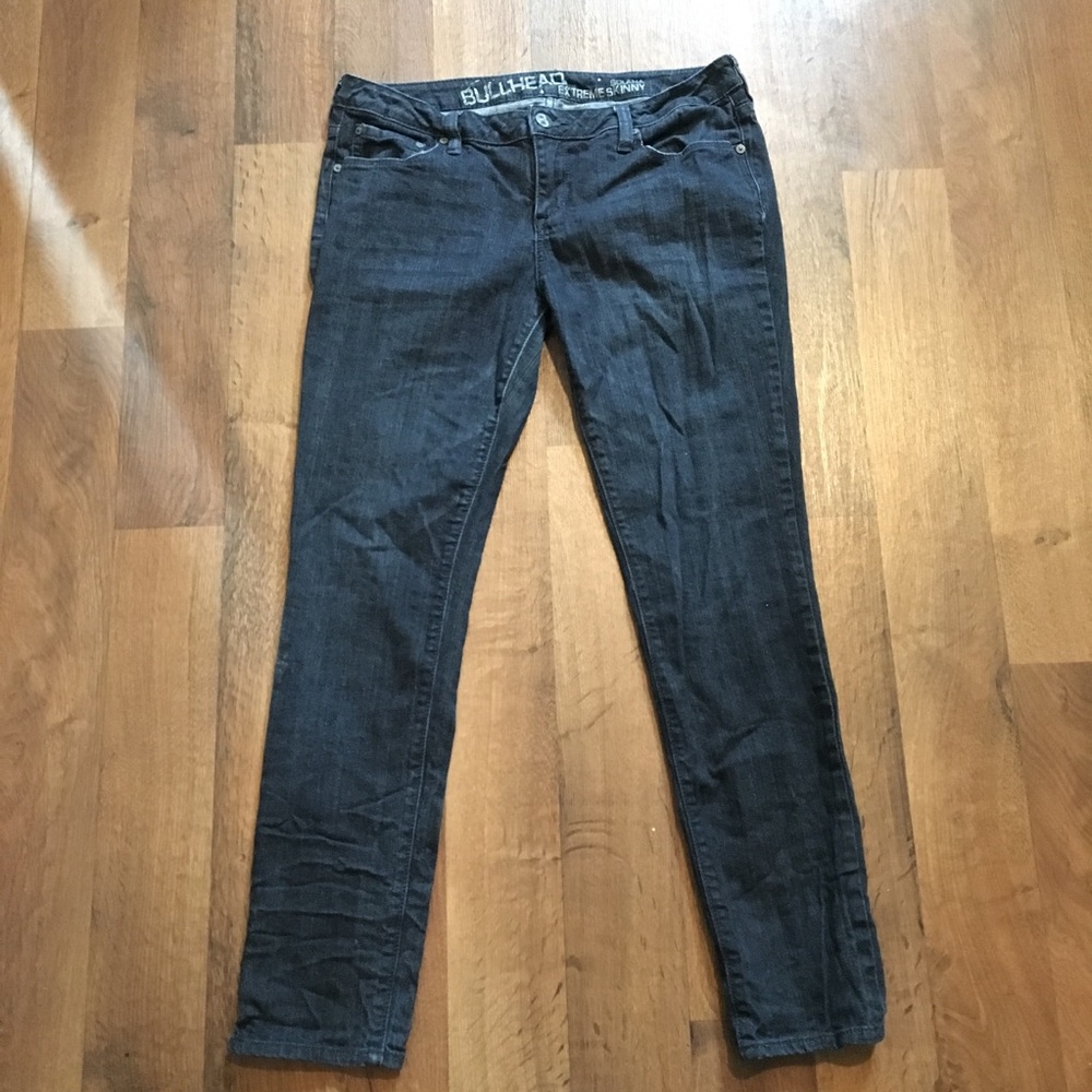 Bullhead Juniors Dark Wash Solana Skinny Jeans - Picture 3 of 6